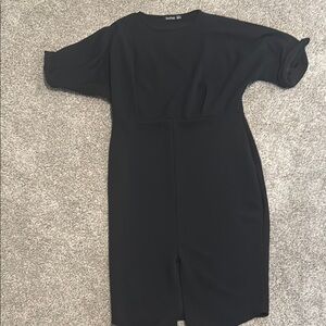 Forever 21 Black Sheath Dress with Dolman Sleeves